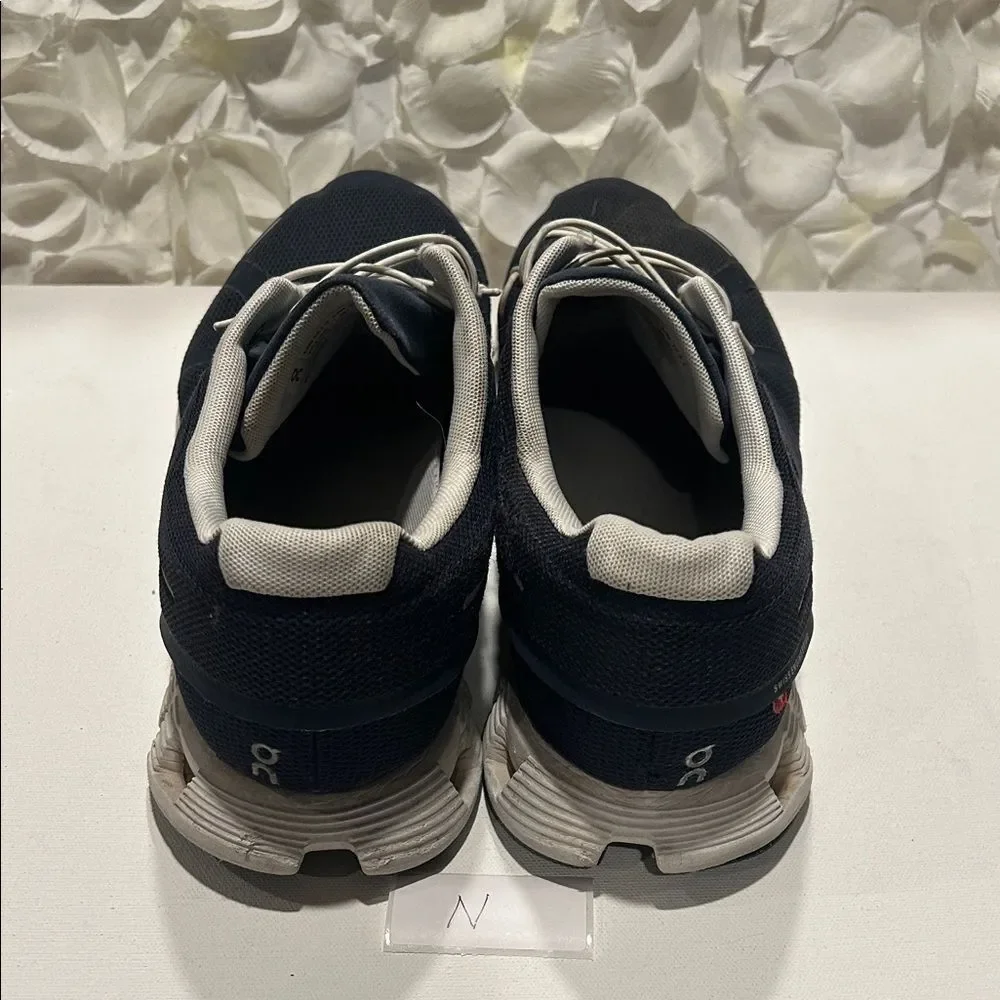 On Running Navy and White Men's Athletic Sneakers
